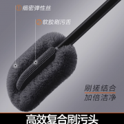 马桶刷子无死角家用壁挂洗厕所高效卫生间新款清洁长柄洁厕刷