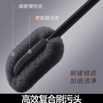 马桶刷子无死角家用壁挂洗厕所高效卫生间新款清洁长柄洁厕刷